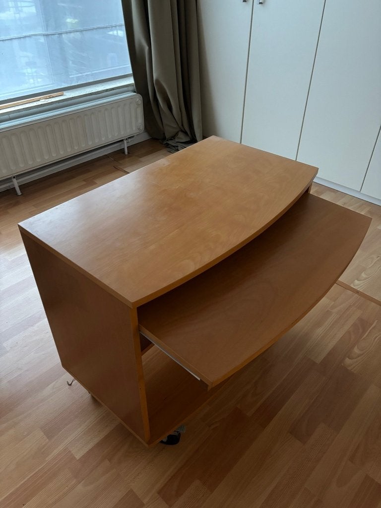 bureau, Maison & Meubles, Enlèvement, Utilisé, Bois, Avec roues