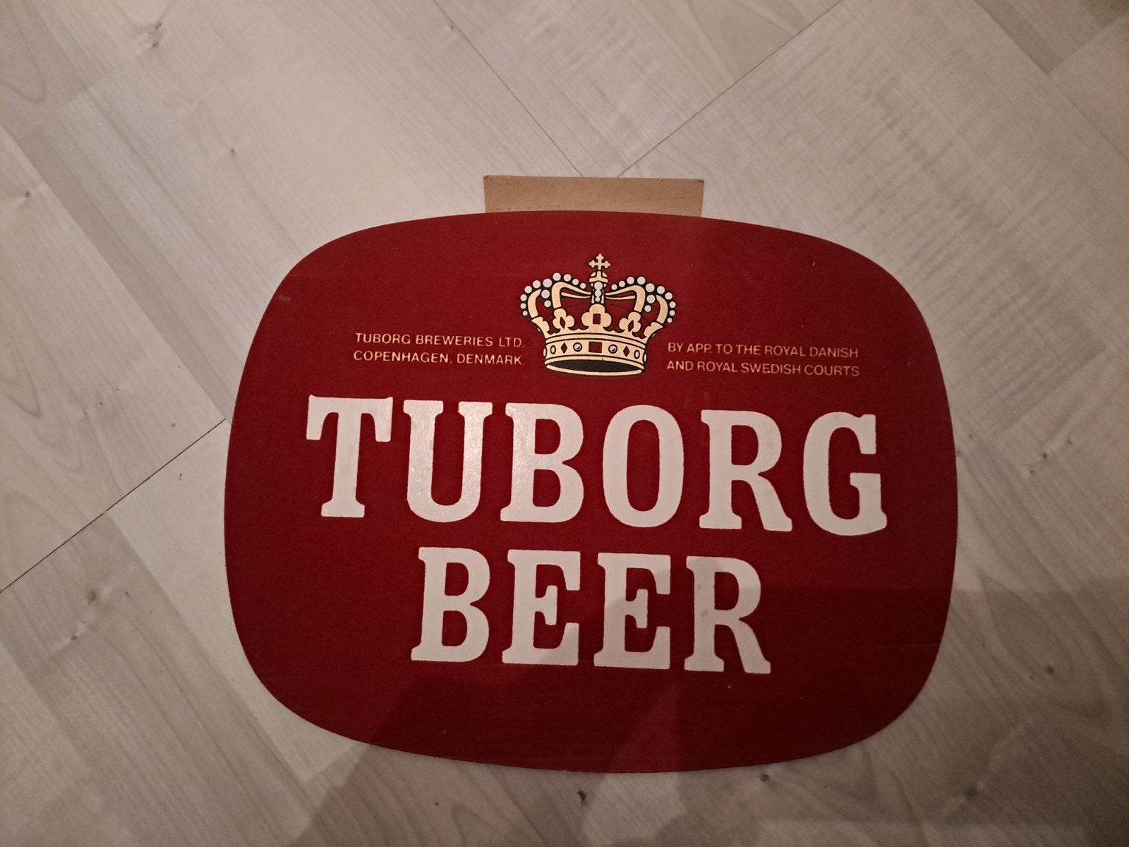 Assiette à bière Tuborg, Collections, Enlèvement