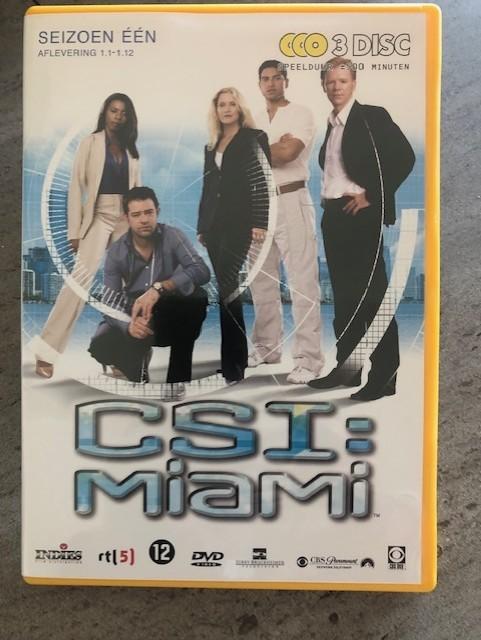 3 DVD CSI : MIAMI seizoen 1, Ophalen of Verzenden