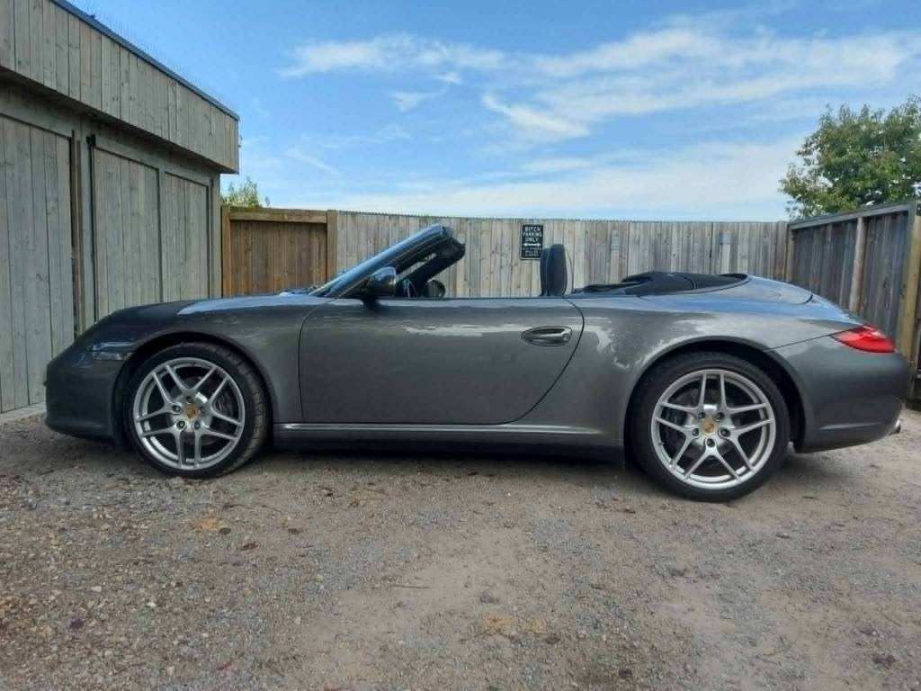 Porsche 997.2 Carrera 4 Cabrio, Auto's, Porsche, Zwart, Cabriolet, Leder, Vierwielaandrijving