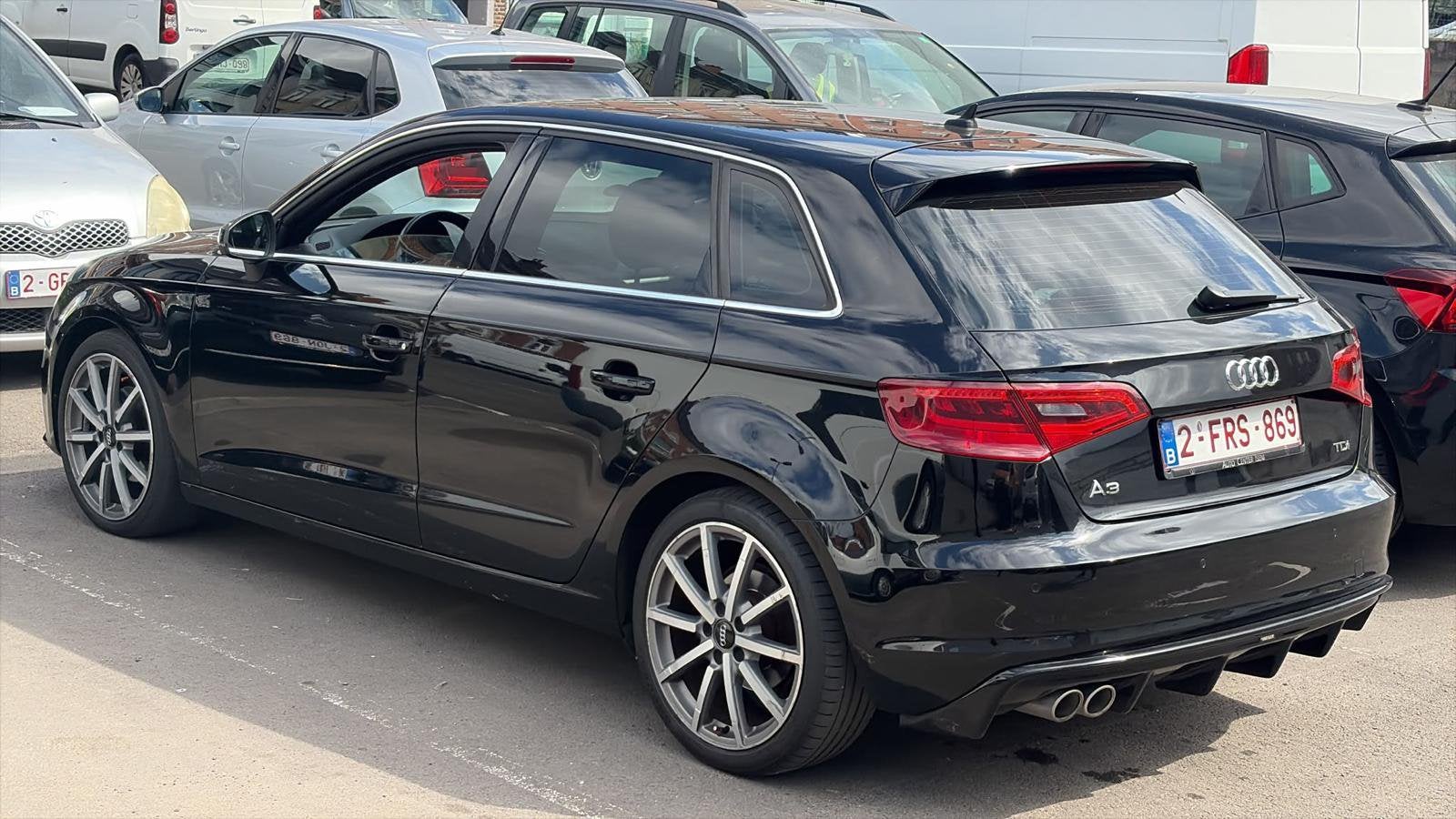 AUDI A3 2015, Auto's, Audi, Euro 6, Zwart, Particulier, Te koop