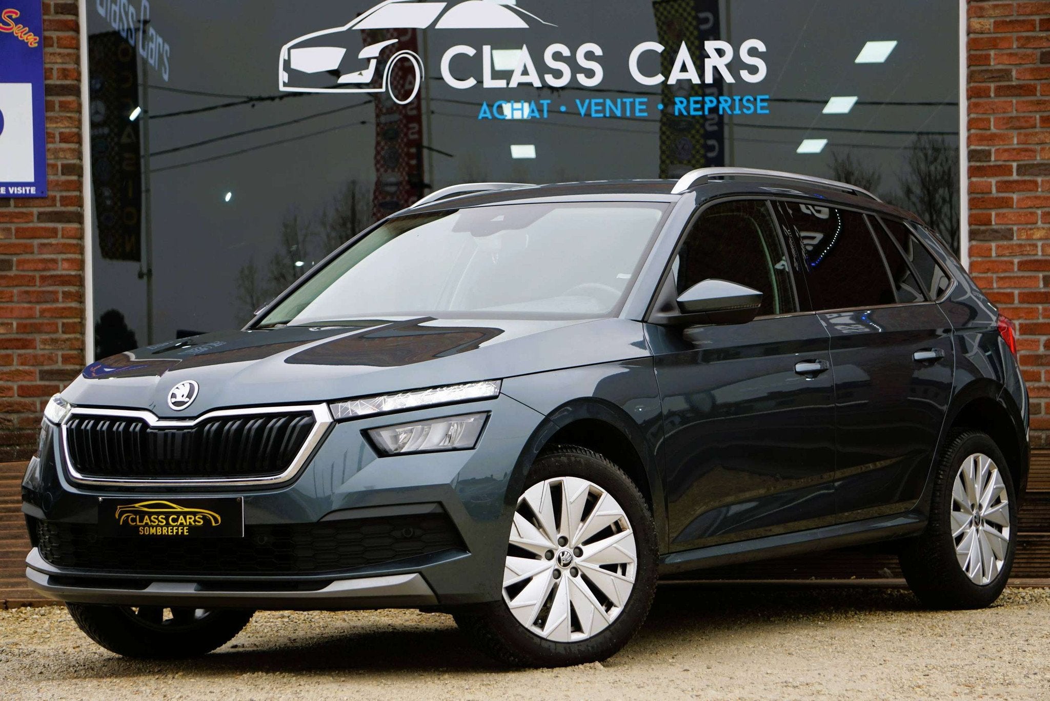Skoda Kamiq Kamiq 1.0 TSI Ambition DSG -NAVI-CARPLAY- GARANT, Autos, Argent ou Gris, Achat, Euro 6, Entreprise