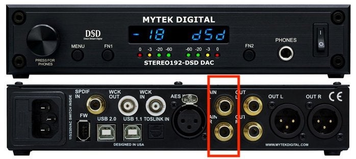 Mytek Digital Stereo192 - Version avec préampli DSD DAC noir, Enlèvement ou Envoi, Utilisé, Autres marques