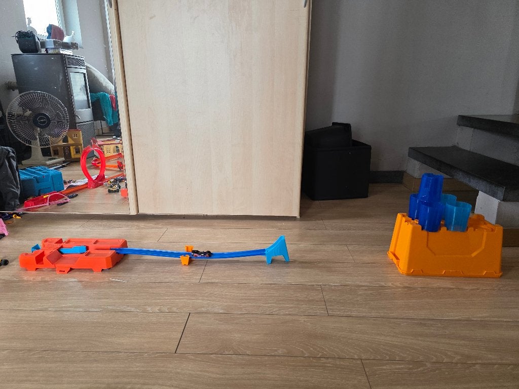 Jouet Circuits Voitures et lot voitures (HotWheels), Ophalen, Hot Wheels, Handmatig, Met looping