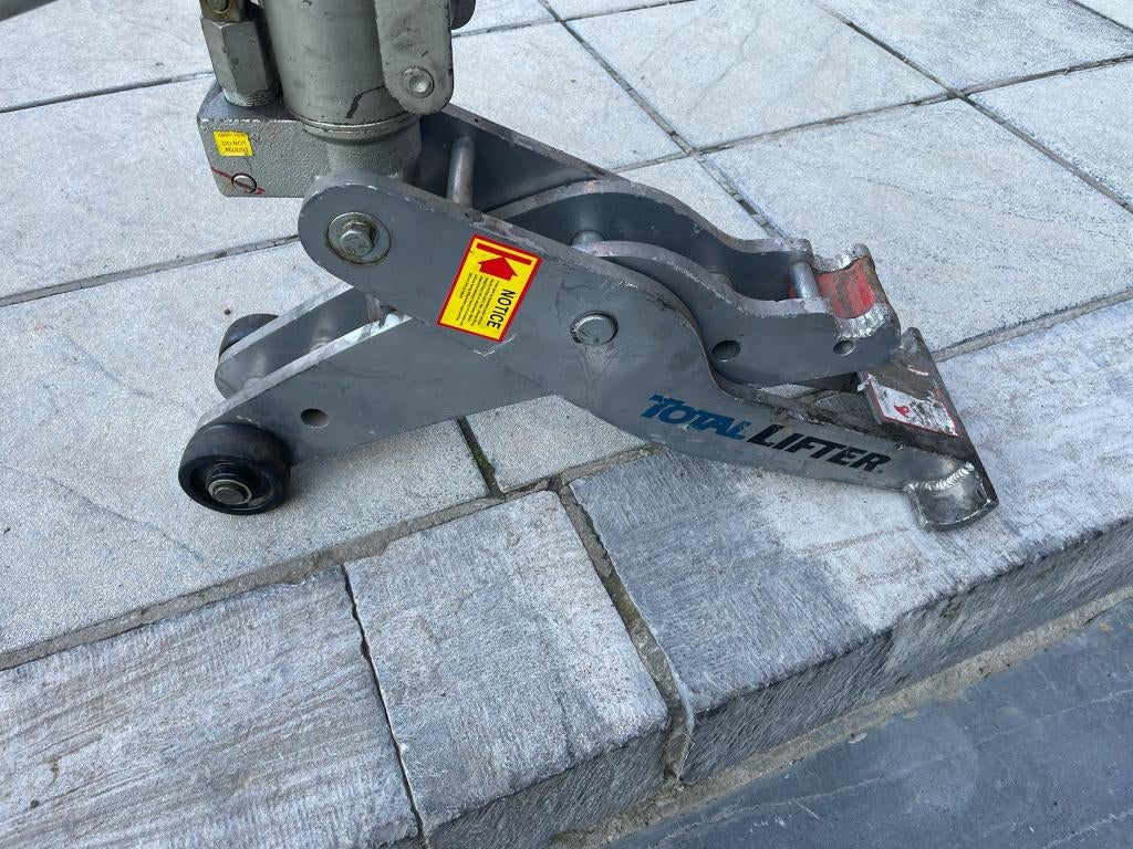 Heftruck krik, Ophalen, Heftruck