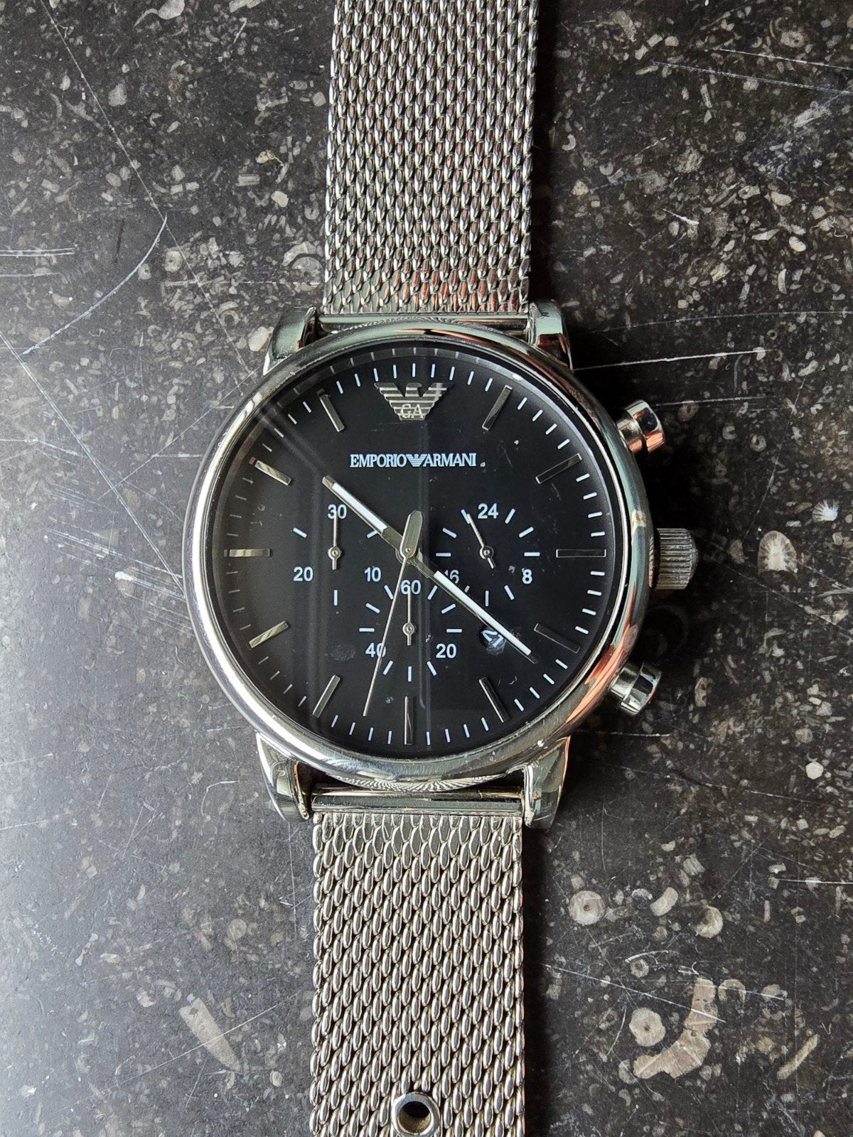 Armani horloge AR 1811 chronograph, Ophalen of Verzenden