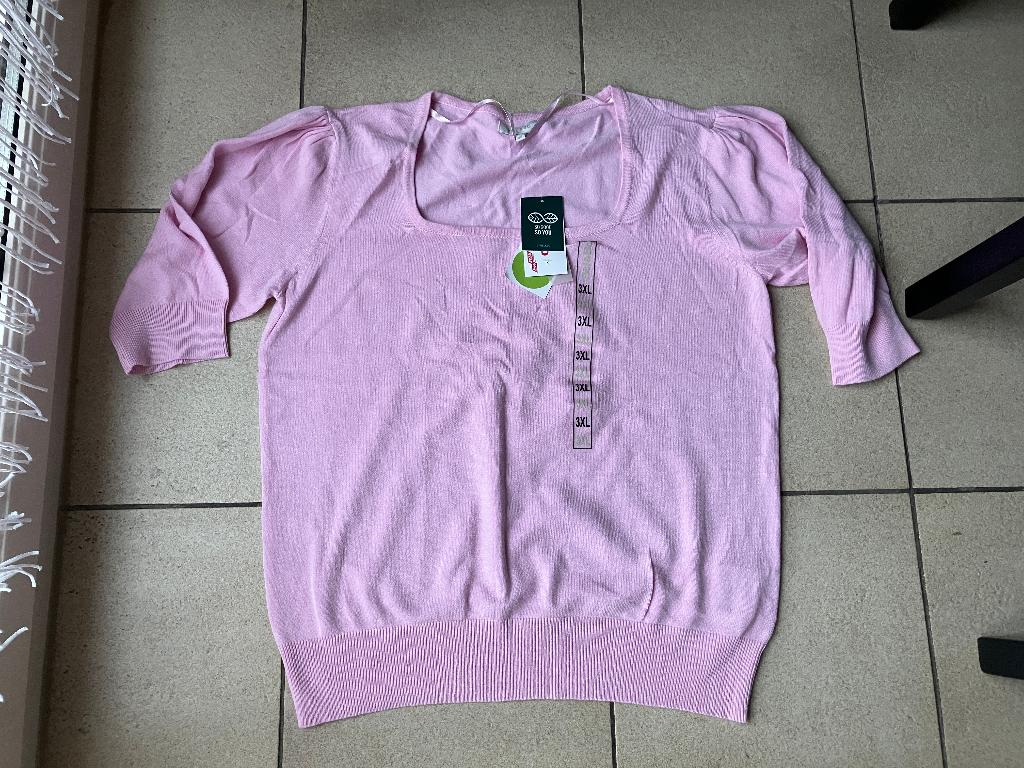 Nieuw roze shirt - Maat 3XL, Kleding | Dames, Grote Maten, Ophalen of Verzenden, Nieuw, Roze