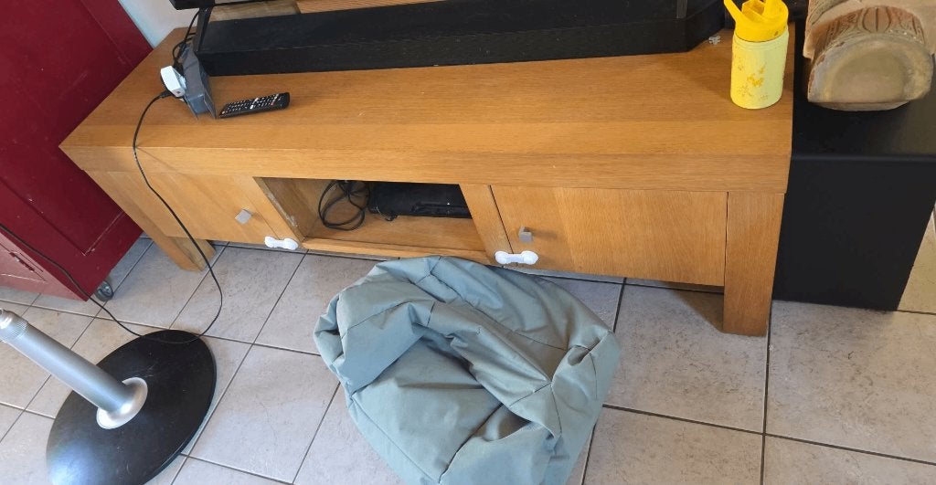 Tv kast, Ophalen, 100 tot 150 cm, 50 tot 100 cm, Zo goed als nieuw