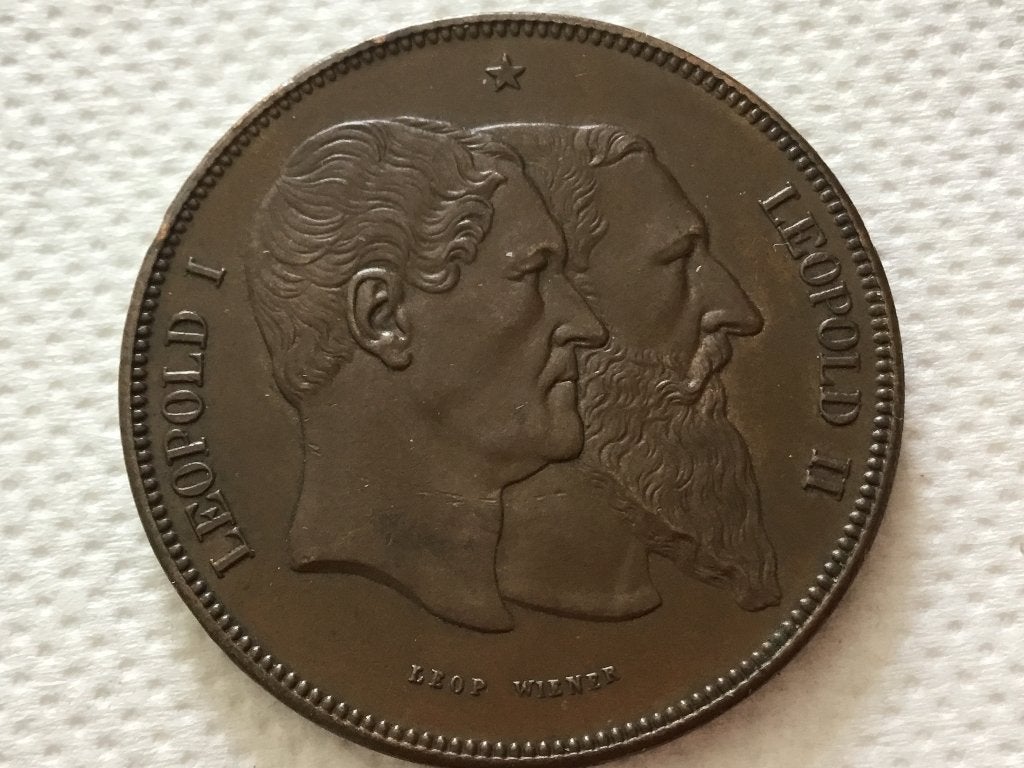 Medaille 10 centimes 1830--1880, Postzegels en Munten, Ophalen of Verzenden