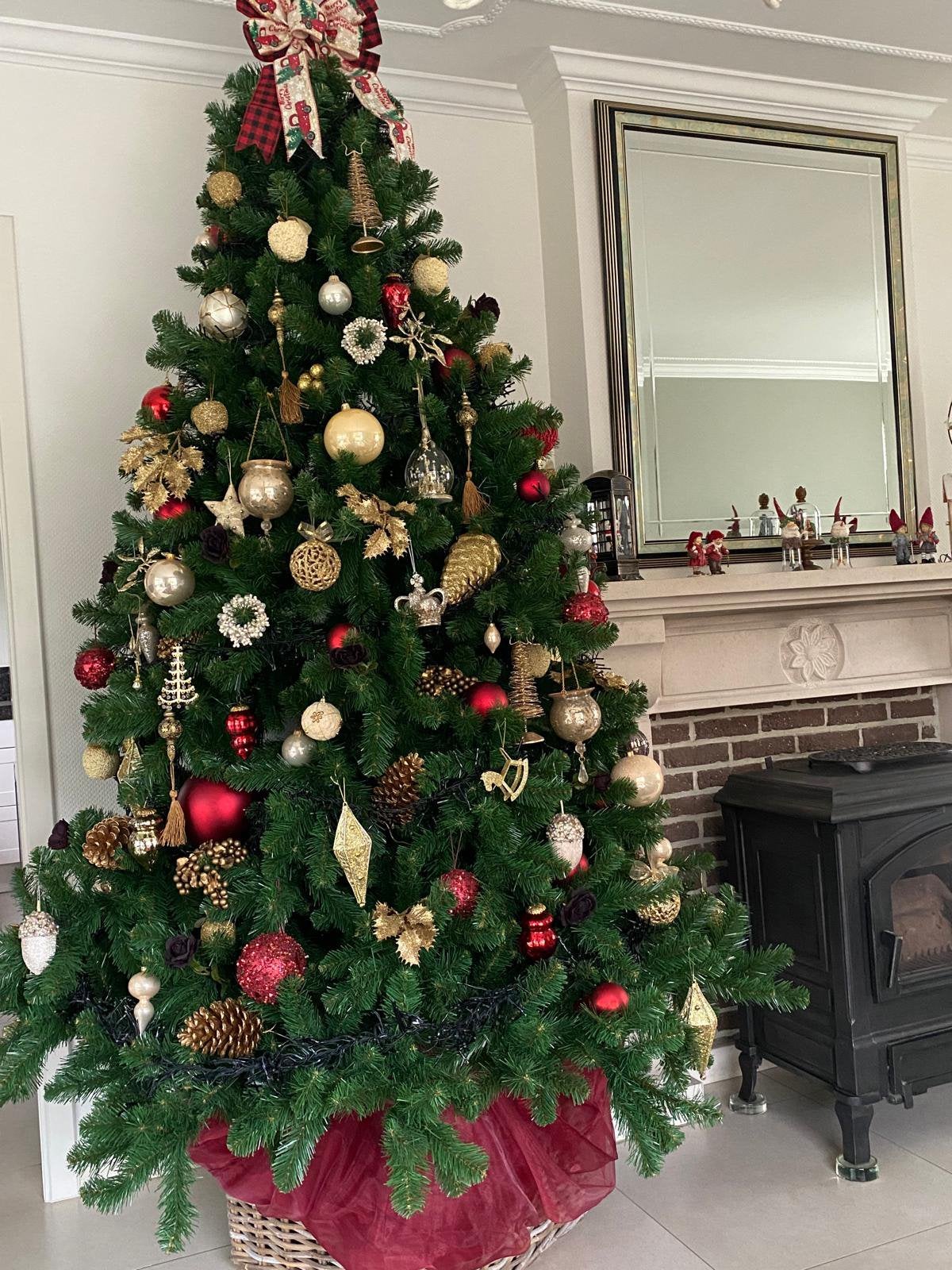 Kerstboom, Sans entretien, Vert, Intérieur, Plante artificielle