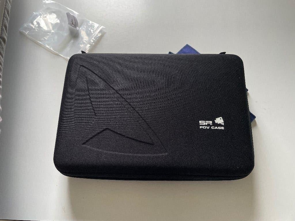 GoPro Hero 4 black 4 K in handige opbergtas met toebehoren., Ophalen, Gebruikt, GoPro