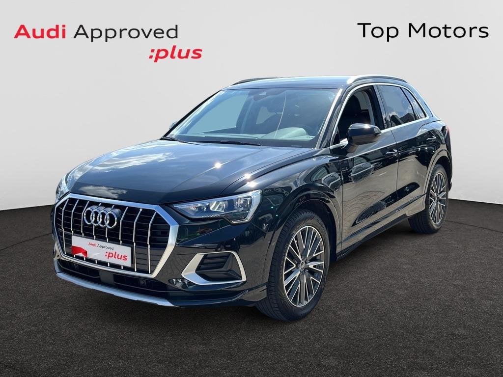Audi Q3 AUTOMAAT*150PK*CARPLAY*SENSOREN*GPS*TOPWAY.BE, Auto's, Automaat, Zwart, 159 g/km, Navigatiesysteem