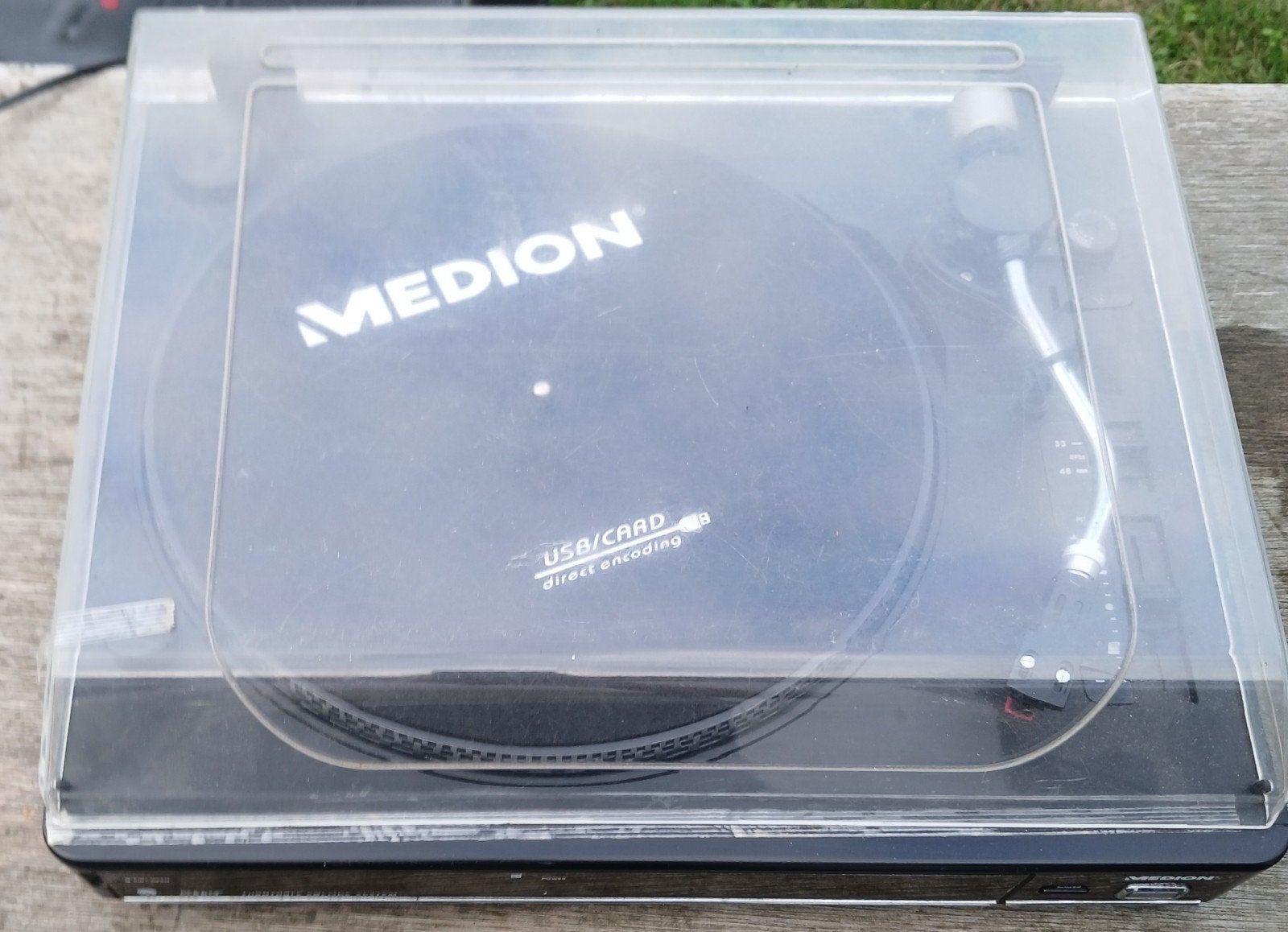 Medion Platenspeler met MP3 Digitaliseringsfunctie-MD 82821, Audio, Tv en Foto, Ophalen