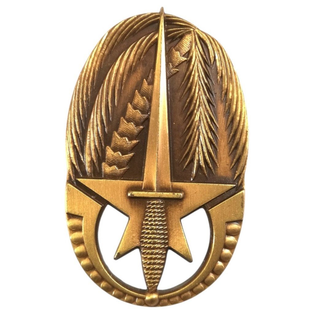 Belgisch leger - kenteken 4Bn Commando, Verzamelen, Ophalen of Verzenden, Landmacht, Embleem of Badge