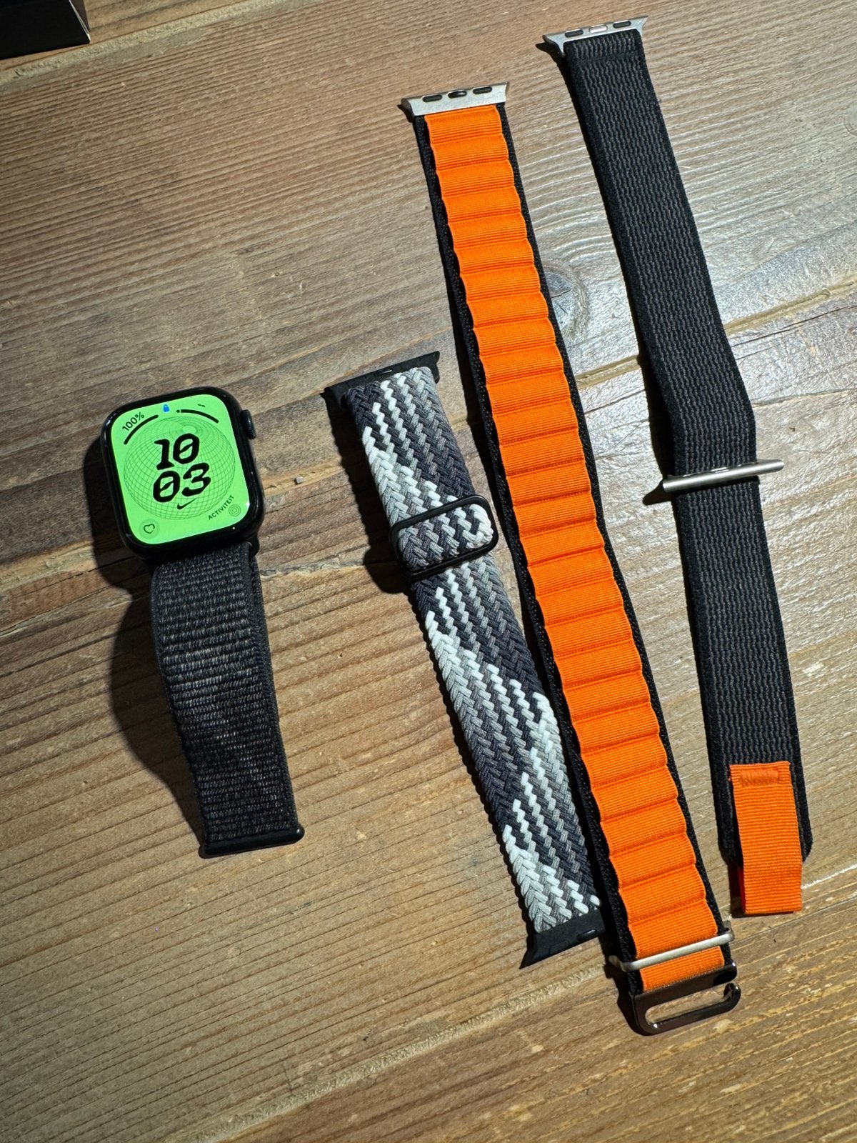 Apple Watch Series 8 41 mm Midnight Blue, Handtassen en Accessoires, Smartwatches, Blauw, IOS, Ophalen of Verzenden, Zo goed als nieuw