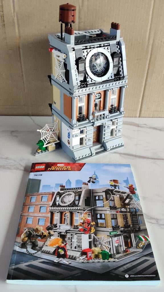76108 LEGO Marvel - La bataille du Saint des Saints, Enlèvement ou Envoi, Utilisé, Ensemble complet, Lego