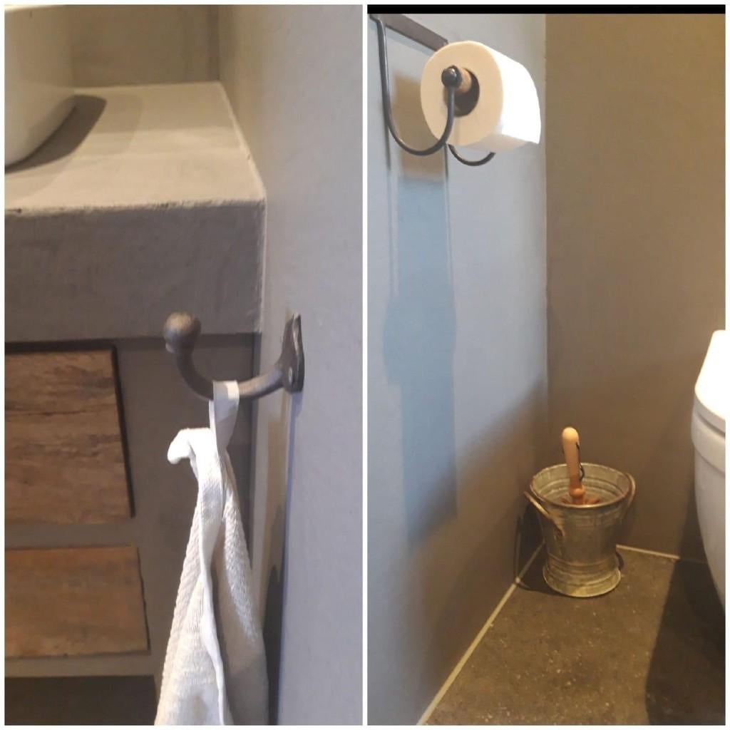 WC-Borstelhouder Ouderwetse kan Landelijk - Stoer, Ophalen of Verzenden, Nieuw, Overige kleuren, Overige typen