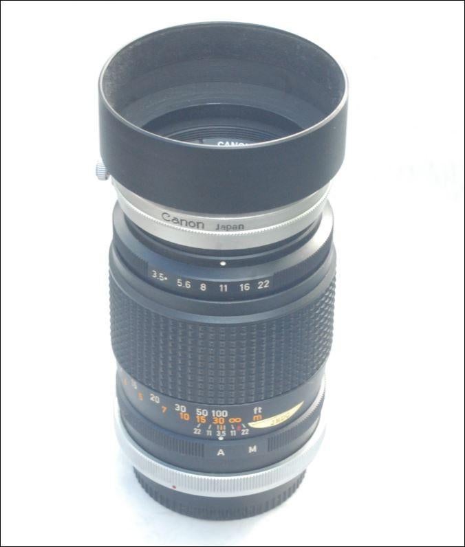 CANON FL 135mm f/3.5 pour Réflex CANON argentiques et digit., Enlèvement ou Envoi, Utilisé, Reflex miroir, Canon