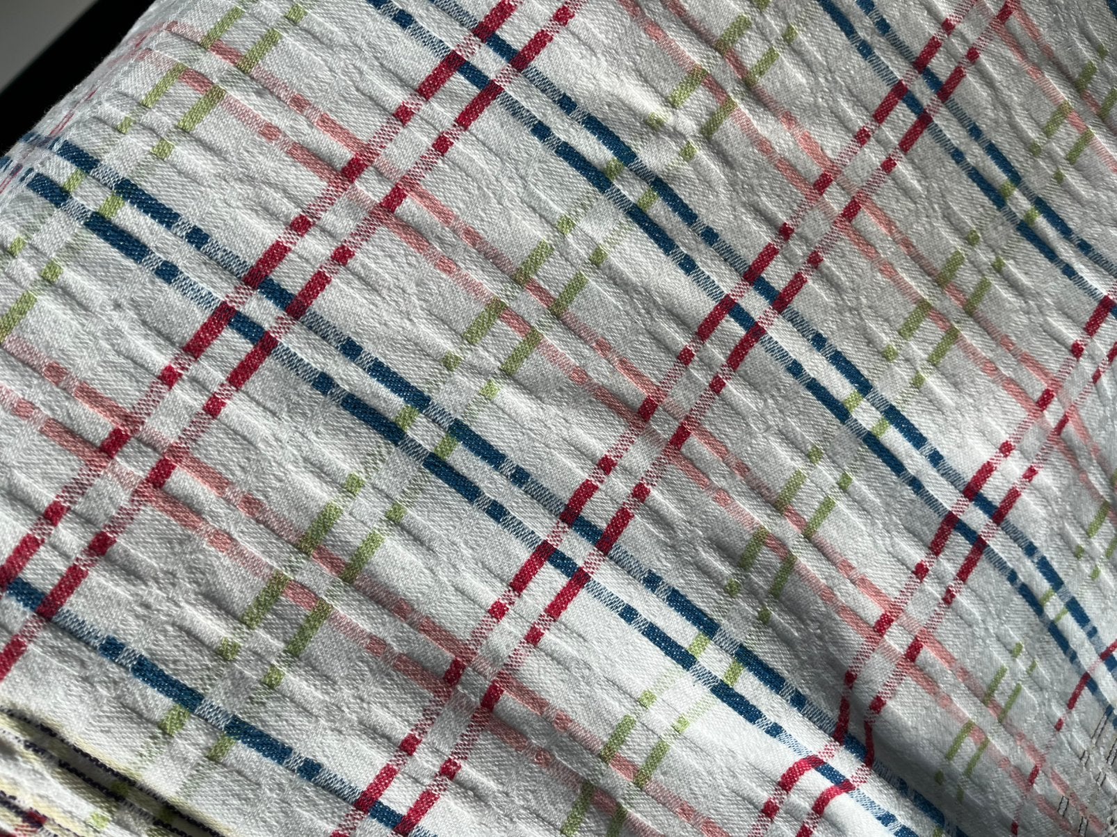 Vintage tafelkleed ( van oma ), Huis en Inrichting, Ophalen, Zo goed als nieuw, Katoen, Beige