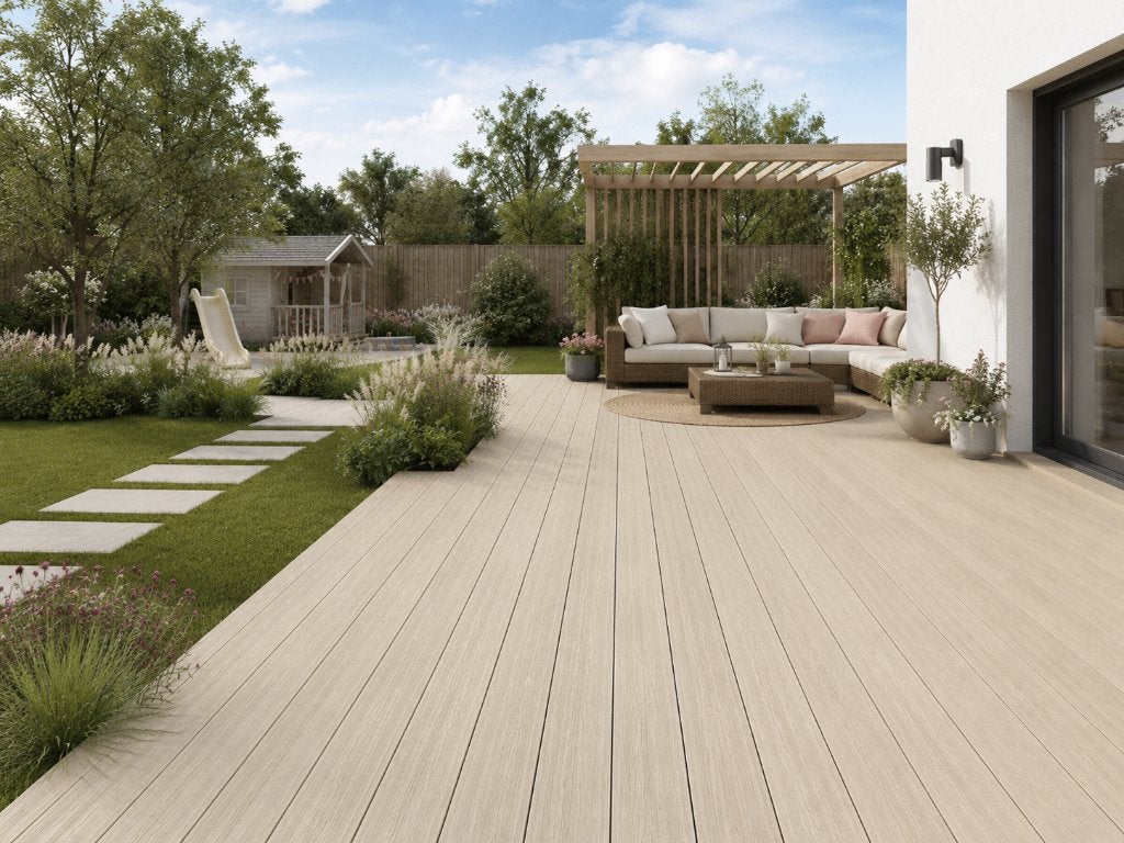 COMPOSIET VLONDERPLANKEN - DUMPPRIJS! €6,95 p/m | OP=OP, Tuin en Terras, Ophalen, Composiet