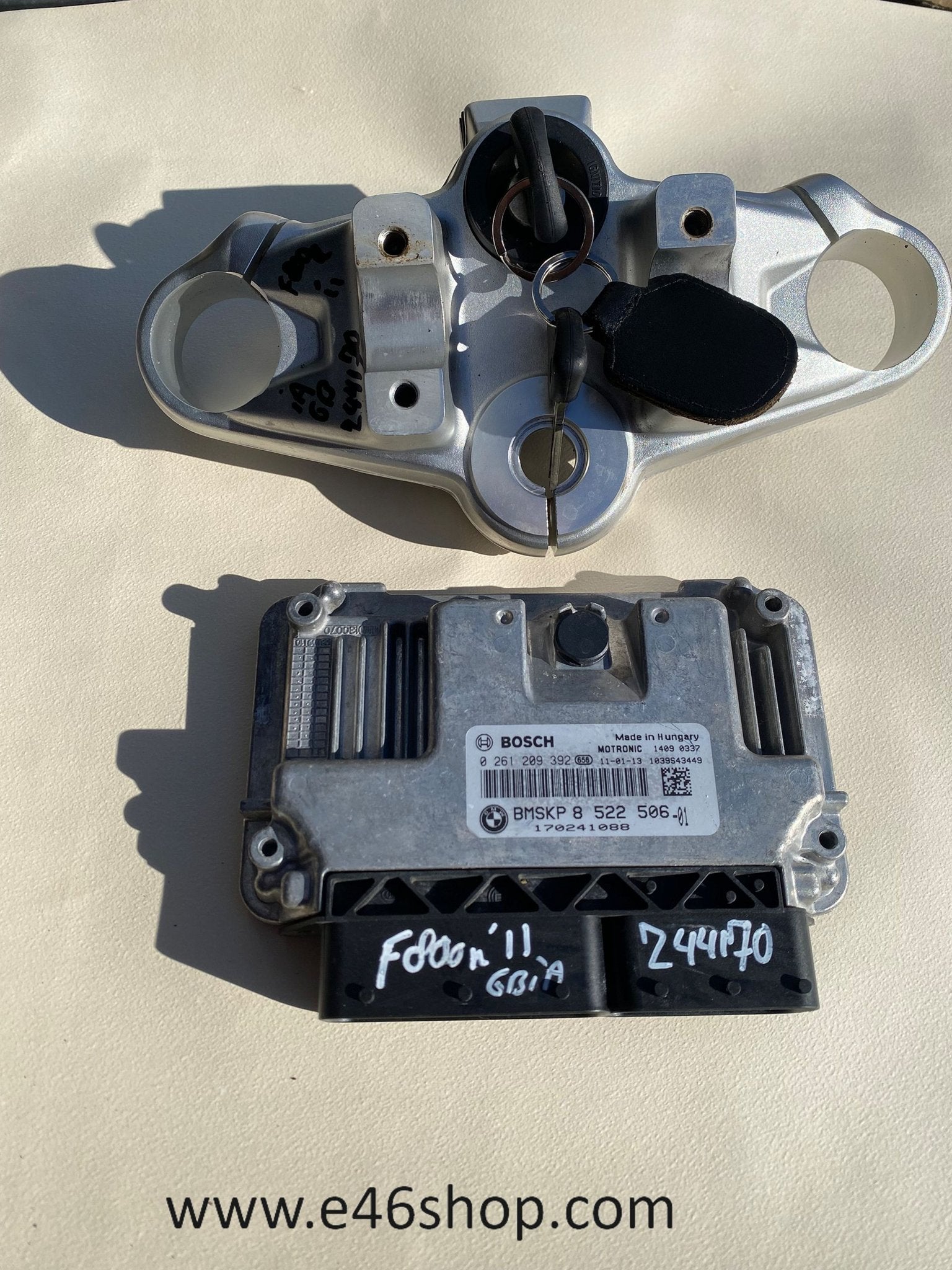 BMW F800R ECU SLEUTEL START SET OE 8522506, -, Utilisé, -, -