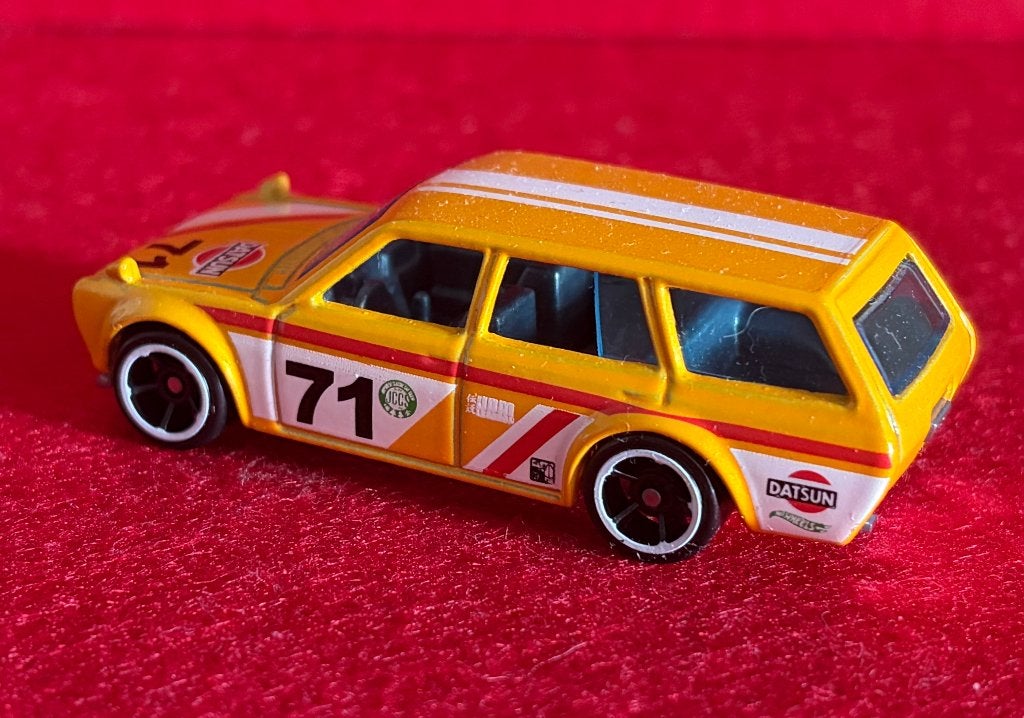 Zeldzame Hot Wheels Datsun 510 Wagon 1971 1:64, Hobby en Vrije tijd, Modelauto's | Overige schalen, Ophalen of Verzenden, Zo goed als nieuw