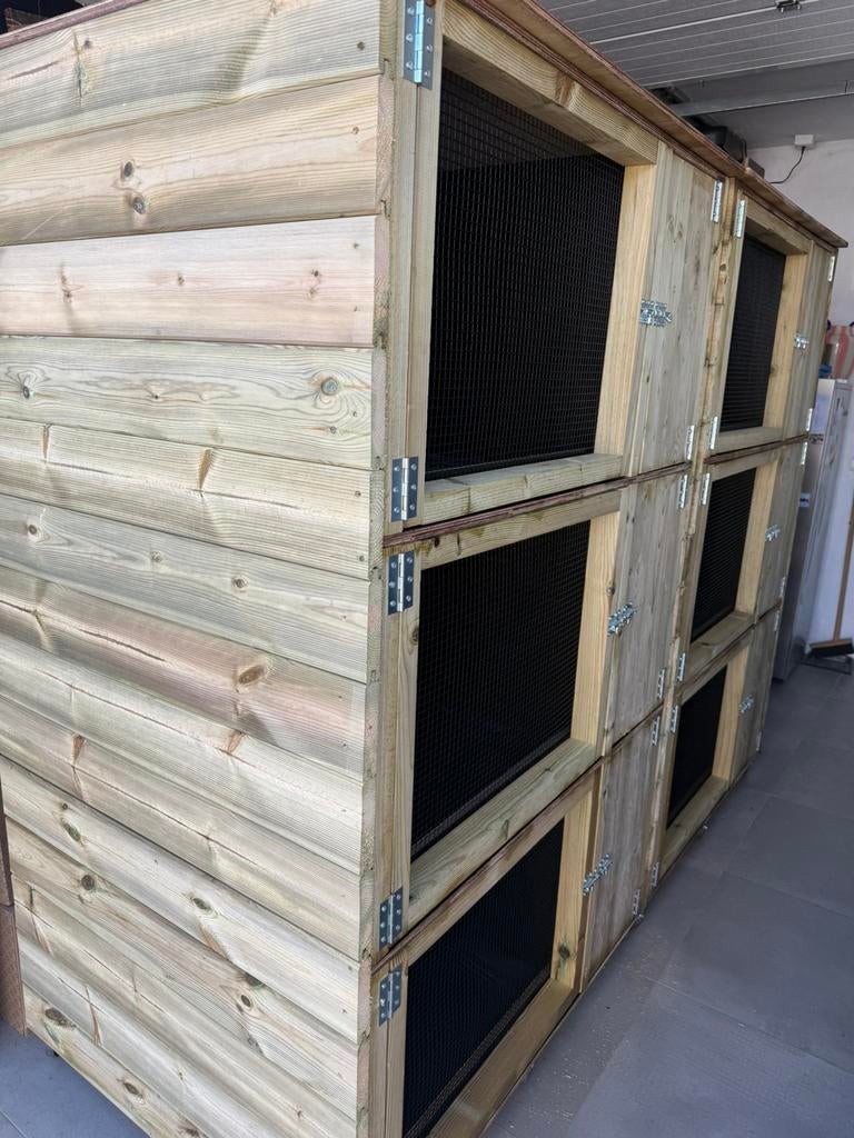 Konijnenflat, konijnenhok, op maat van uw dier, Neuf, 90 cm ou plus, Niche, Cobaye