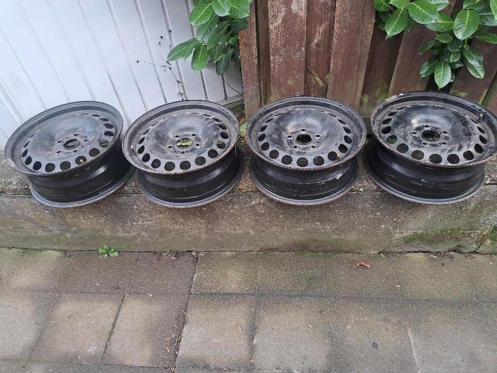 VW - Seat - Skoda, Audi velgen (5 x 112) - 16 duims, Auto-onderdelen, Banden en Velgen, Ophalen, 14 inch, Gebruikt, Velg(en)