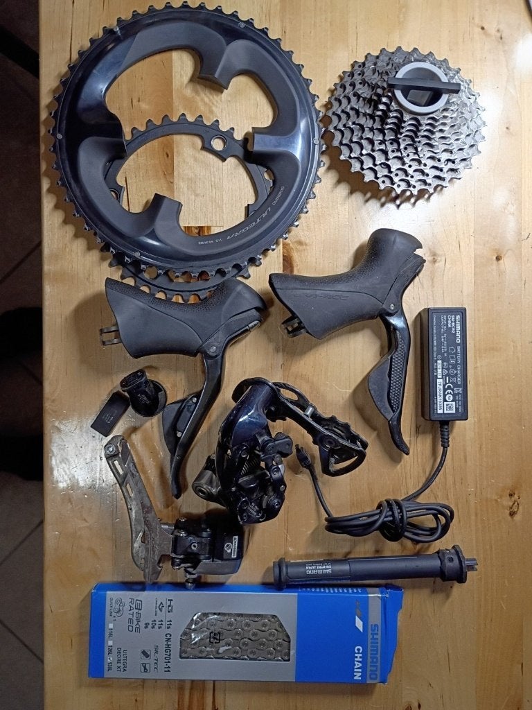 Groupe Shimano Dura-Ace 9070 Di2 11s (freins sur jante), Enlèvement ou Envoi, Utilisé, Autres types