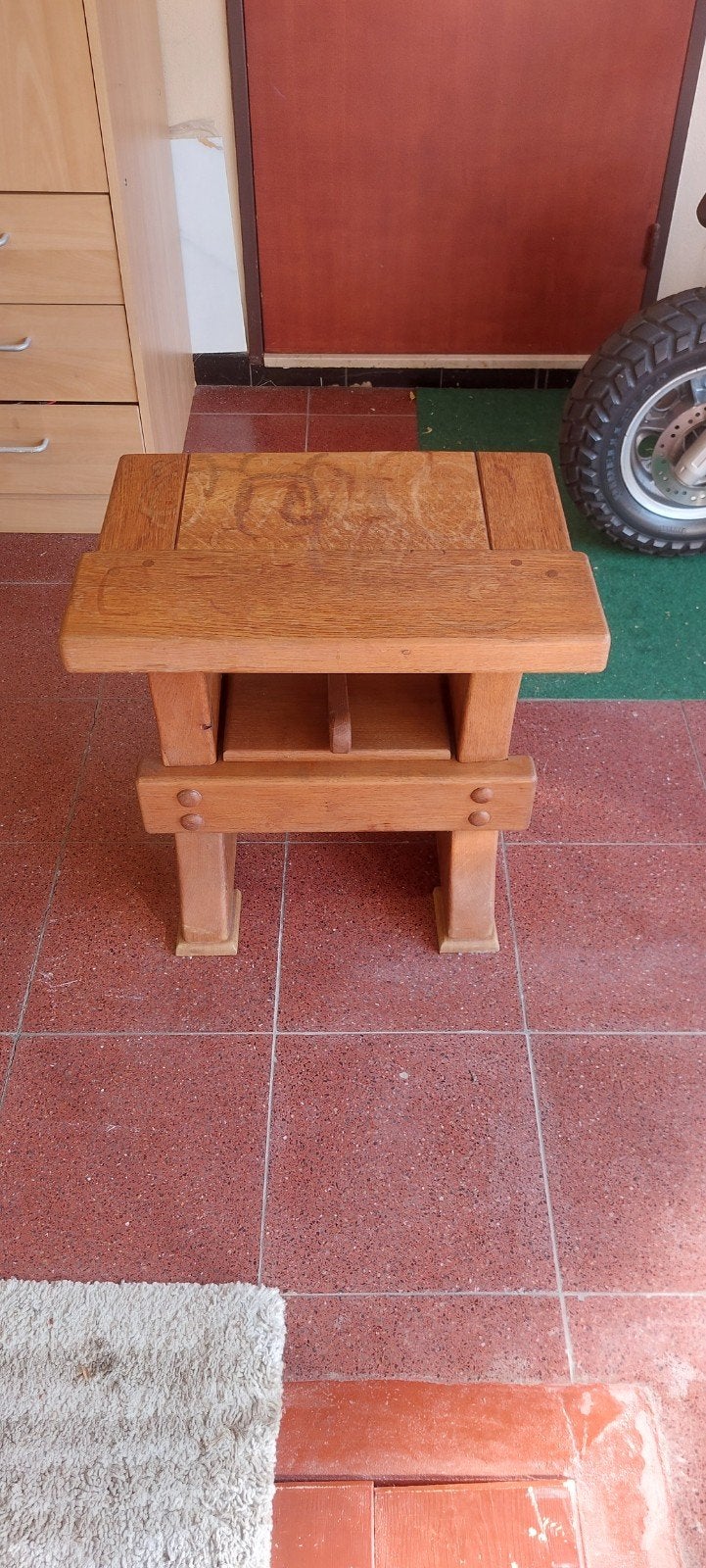 bijzet tafel, Ophalen