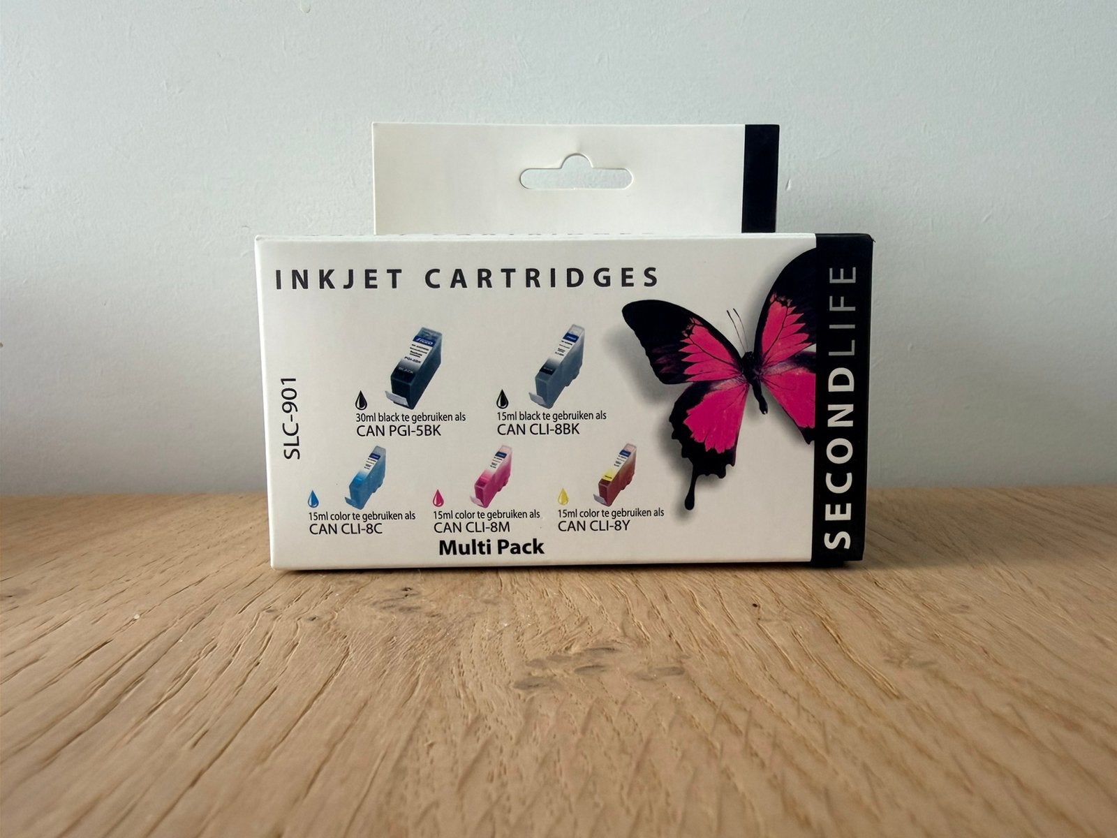 Secondlife Multi Pack 5 stuks cartridges, Computers en Software, Printerbenodigdheden, Zo goed als nieuw, Ophalen of Verzenden