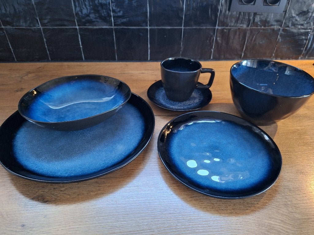 Servies Cosy & Trendy - Blauw, Ophalen, Zo goed als nieuw, Overige stijlen, Aardewerk