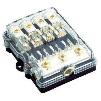 AGU zekering blok 3x 4GA in - 3x 8GA uit, Auto diversen, Ophalen of Verzenden, Nieuw