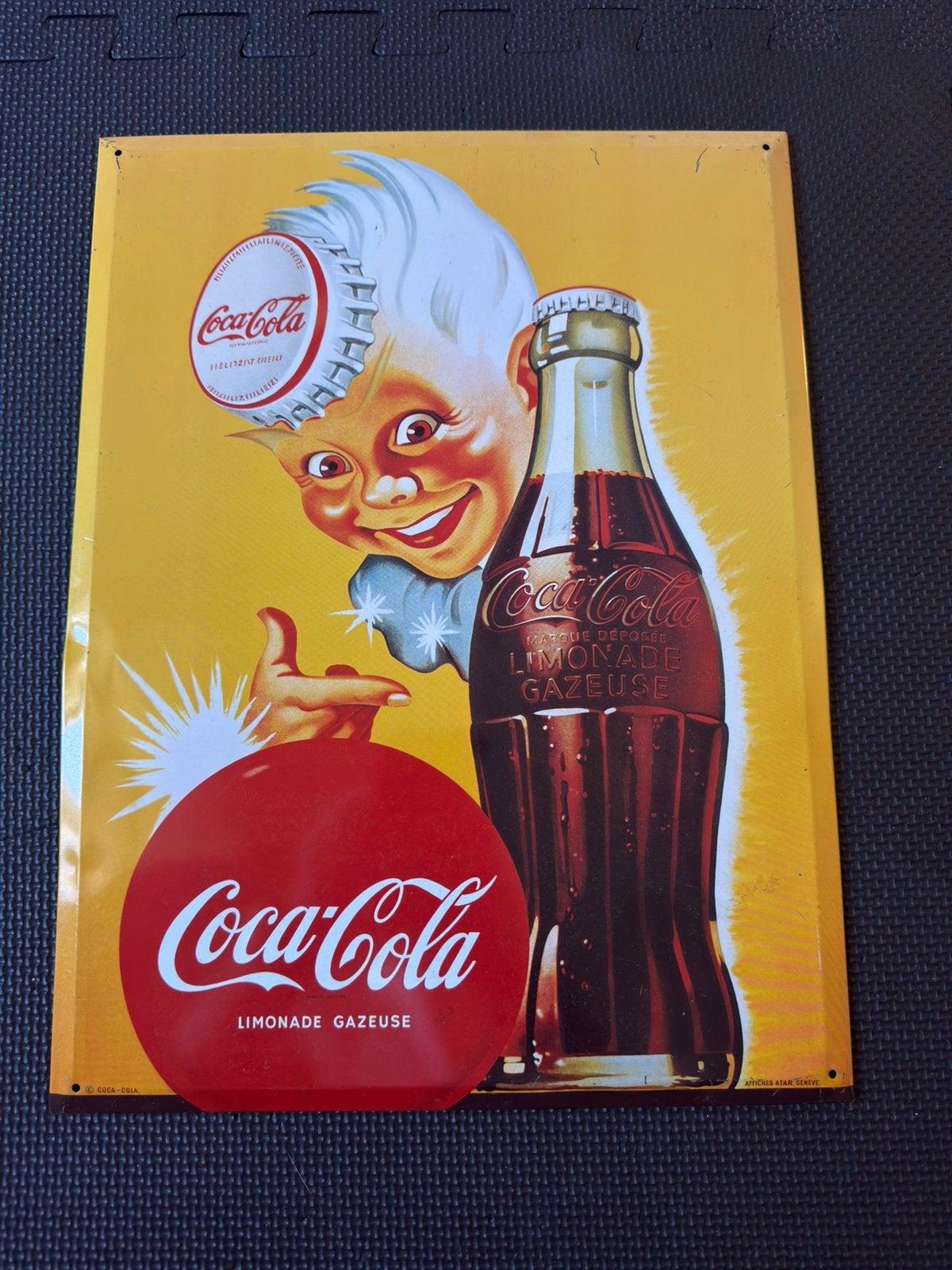 Reclamebord Coca Cola, Verzamelen, Ophalen of Verzenden, Zo goed als nieuw, Reclamebord