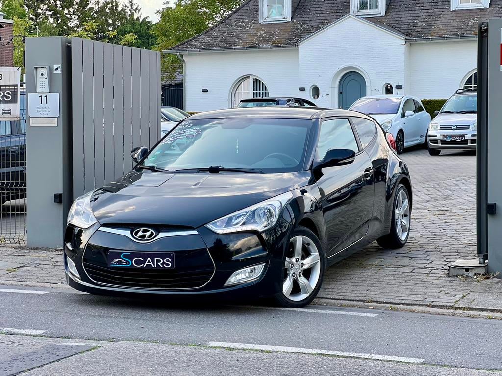 Hyundai Veloster 1.6i ** Automaat **  Euro5 ** Navi ** airco, Auto's, 4 cilinders, Zwart, Bedrijf, Veloster