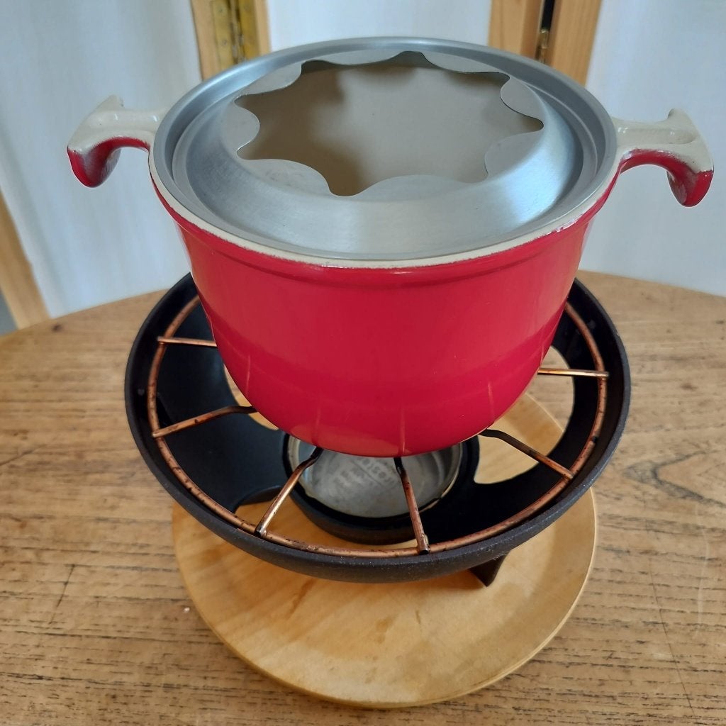 Set à fondue vintage Le Creuset, Le Creuset, Rouge, Autres types, Comme neuf