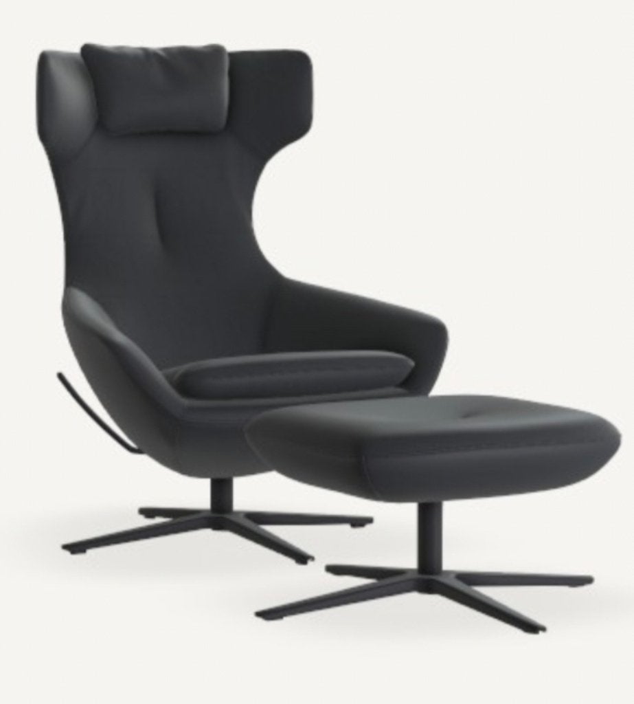 Draaifauteuil Leolux Caruzzo Plus (-25% op adviesprijs!), Huis en Inrichting, Fauteuils, Ophalen, Design, Zo goed als nieuw, 75 tot 100 cm