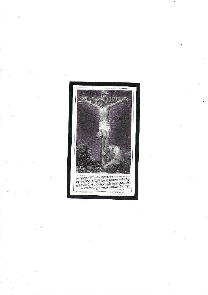 Souvenir de décès, Collections, Images pieuses & Faire-part, Envoi