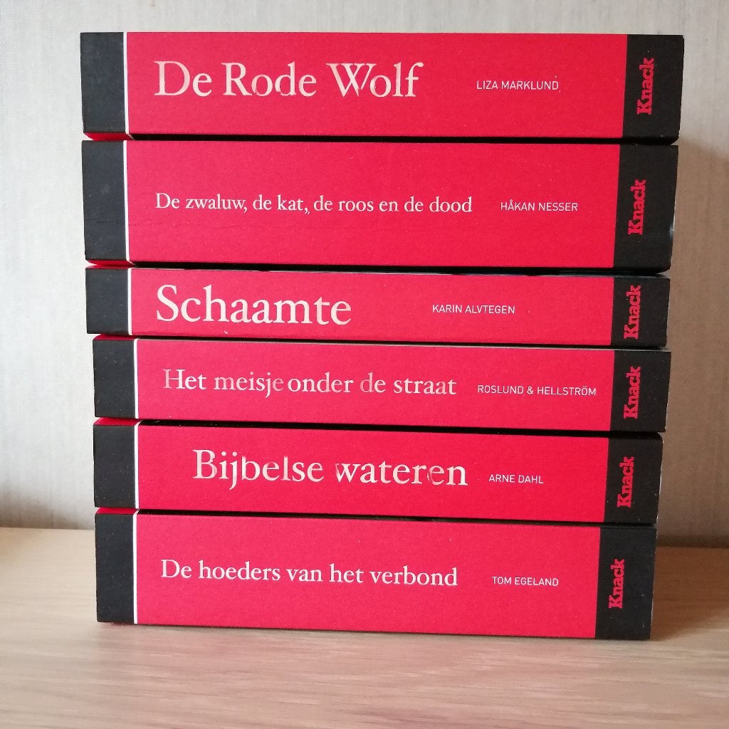 Mooi pakket thrillers Knack, Boeken, Ophalen, Zo goed als nieuw