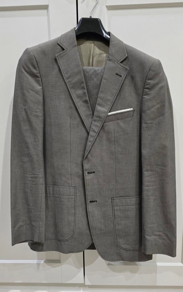 Costume homme Marque Zara, Kleding | Heren, Kostuums en vesten, Zo goed als nieuw, Maat 48/50 (M), Beige, Zara