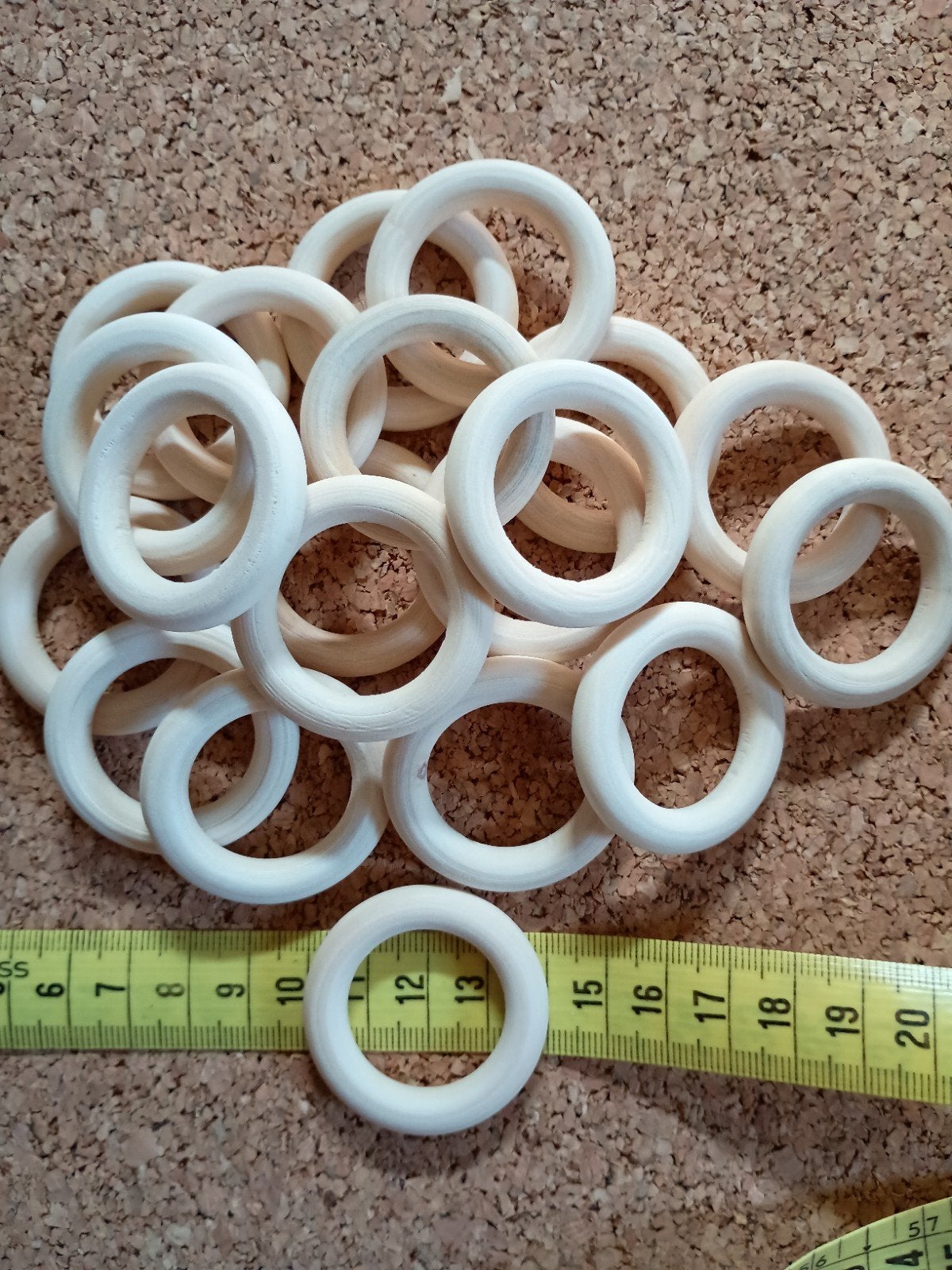 20 st ringen hout: 6mm dik 4cm diameter, Ophalen
