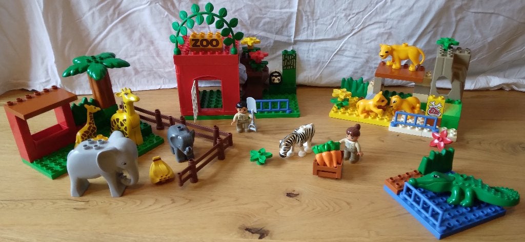 Friendly Zoo - Duplo #4968 (2005), Ensemble complet, Complet, Enlèvement, Utilisé