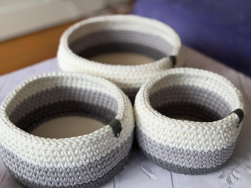 Paniers au crochet faits main, Enlèvement ou Envoi