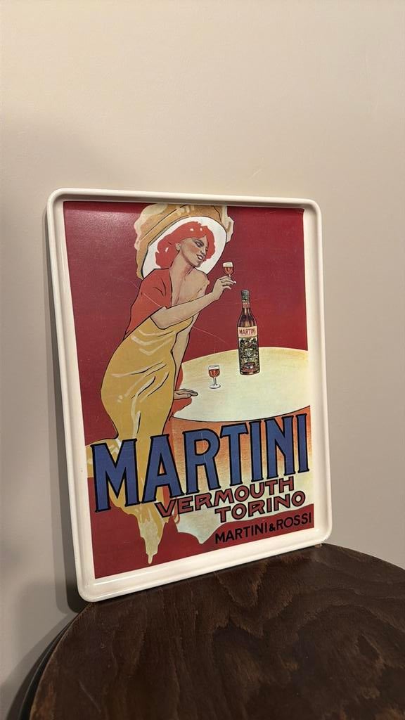 Martini bienblad, Ophalen of Verzenden, Gebruikt, Reclamebord, Plaat of Schild