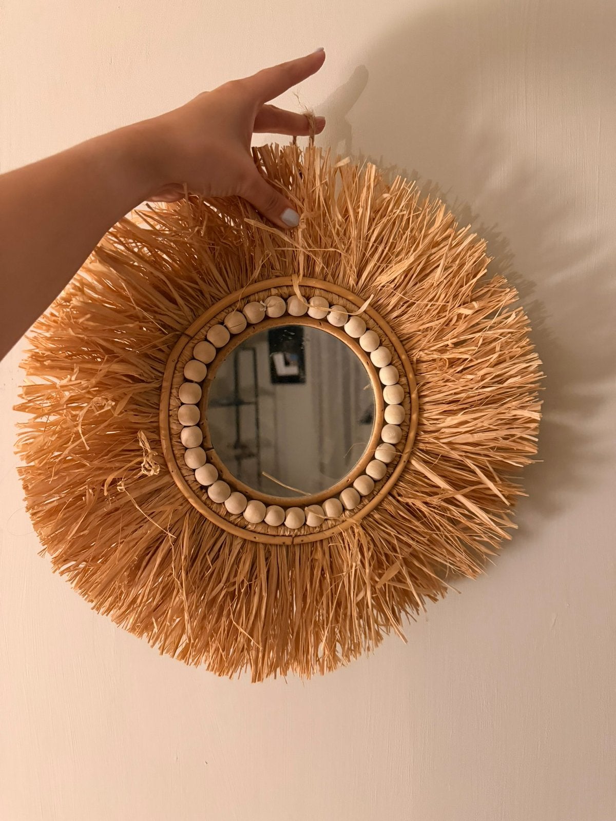 Klein mooi spiegeltje, Huis en Inrichting, Woonaccessoires | Spiegels, Ophalen of Verzenden, Zo goed als nieuw