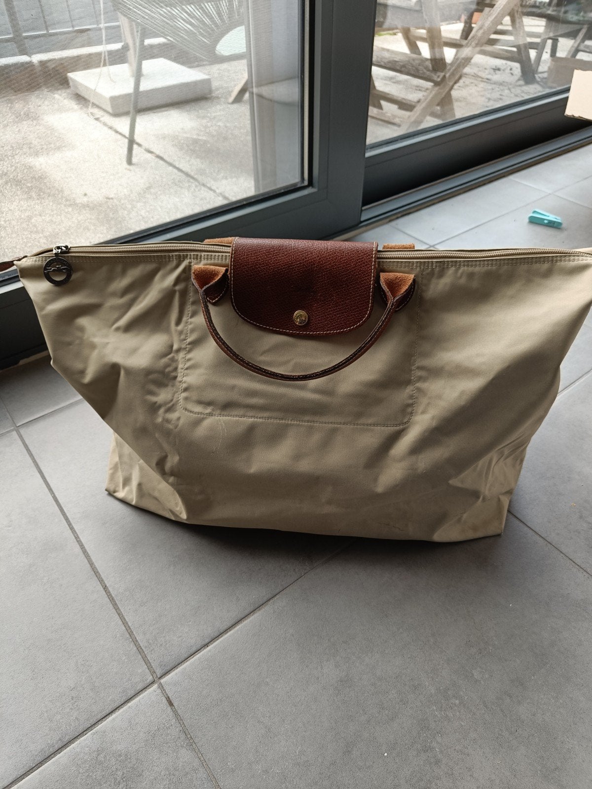 longchamp reistas, Ophalen, Beige