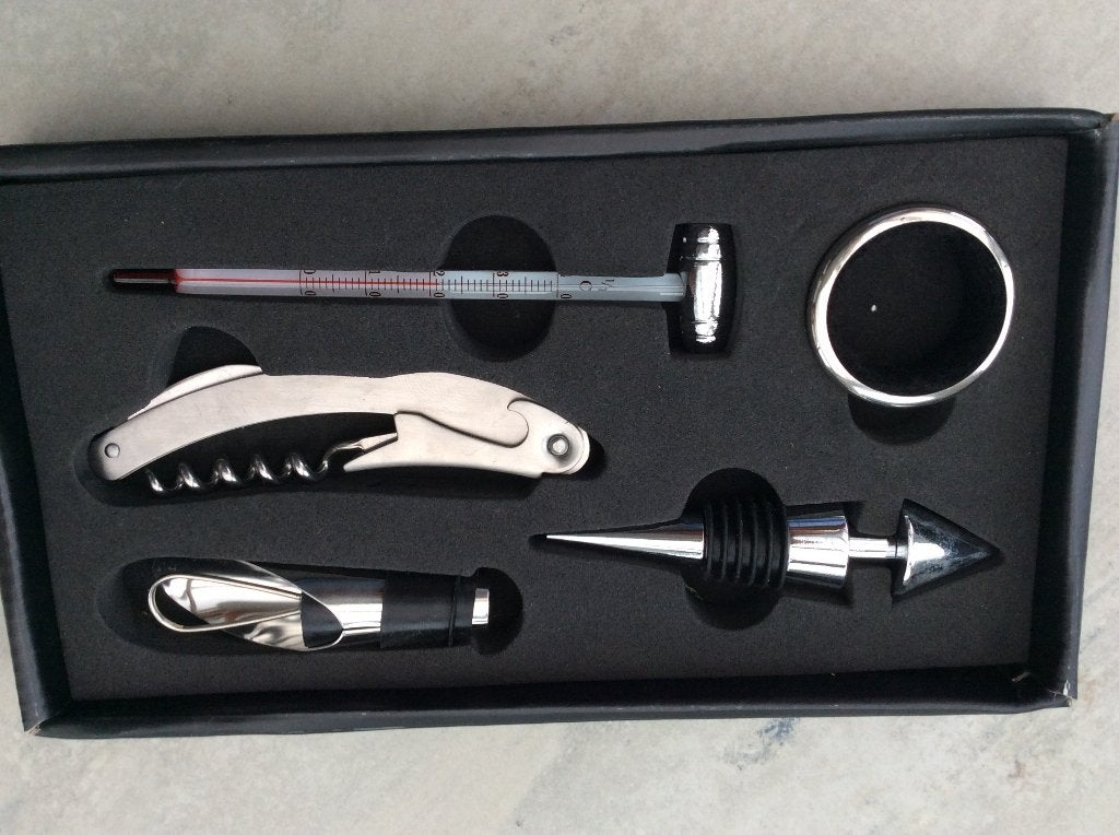 wijn opener met accessoires, Collections, Vins, Neuf, Autres types, Enlèvement