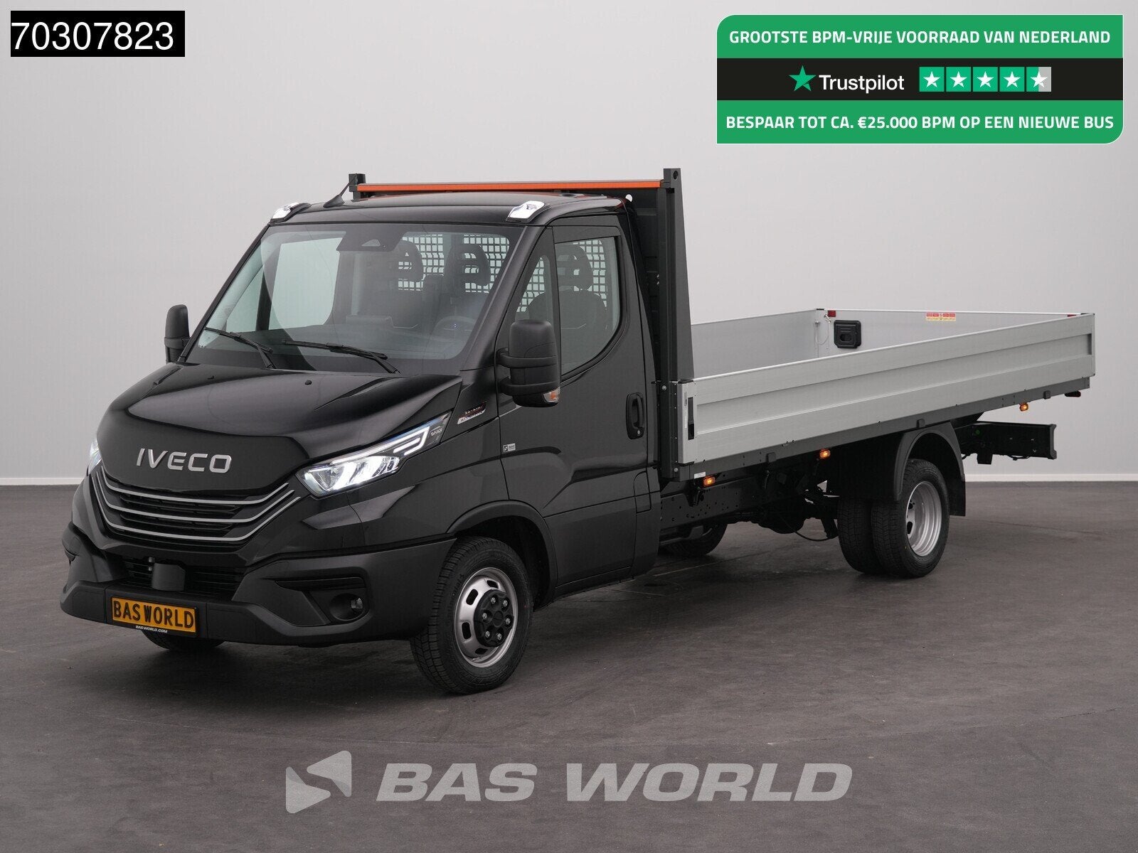 Iveco Daily 35C21 3.0L Automaat Dubbellucht 210PK Open Laadb, Auto's, Stof, Euro 6, 4 cilinders, Iveco