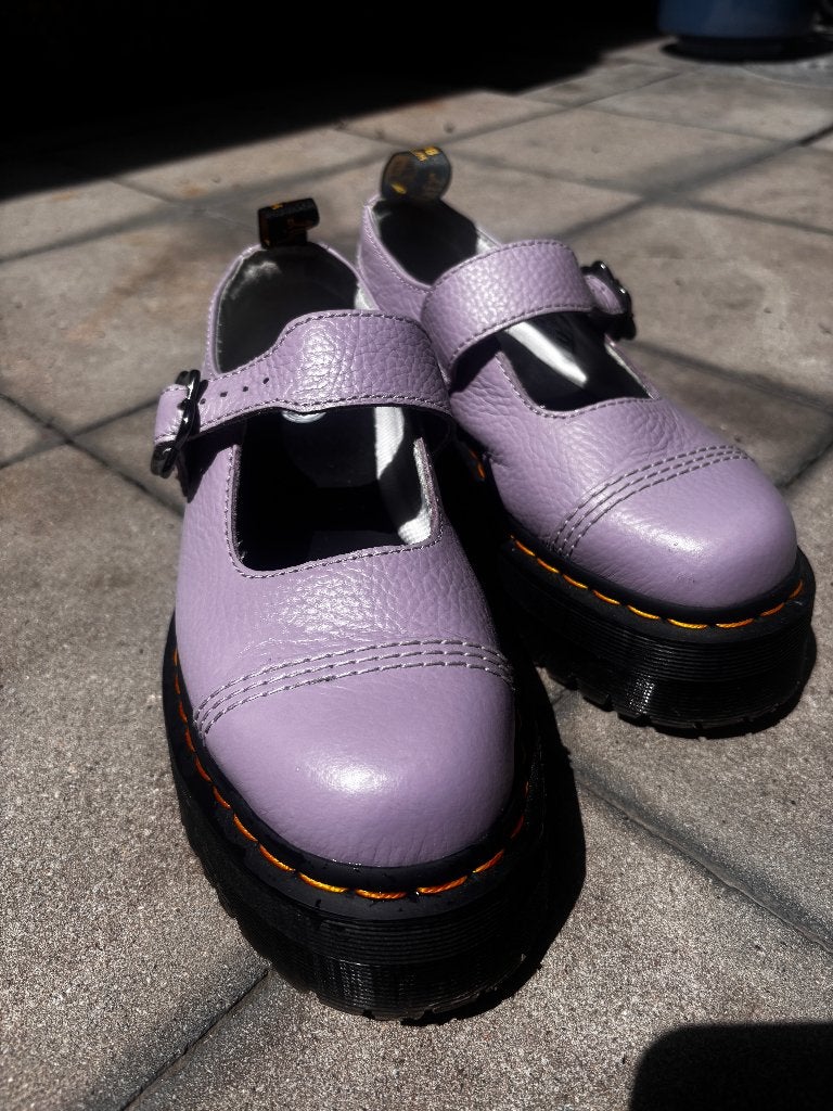 Dr. Martens Addina Mary Janes – Maat 38 – Lila – Platform, Overige kleuren, Overige typen, Ophalen of Verzenden, Dr. Martens