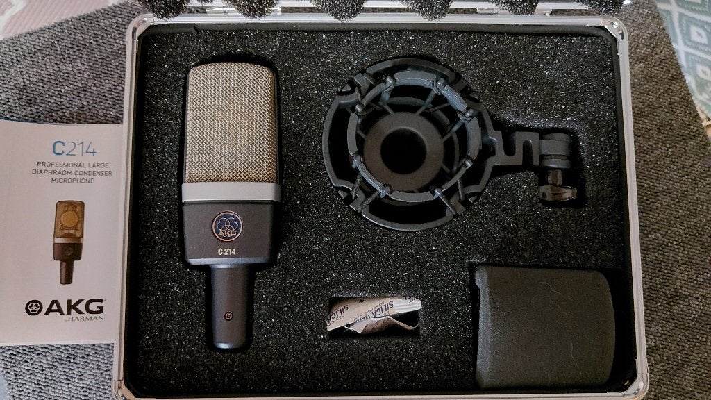 MICRO AKG C214 PROFESSIONNAL, Musique & Instruments, Enlèvement ou Envoi, Comme neuf, Micro studio